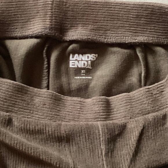 Lands End Womens Green Sport Cord Leggings XS Extra Small - Picture 5 of 6